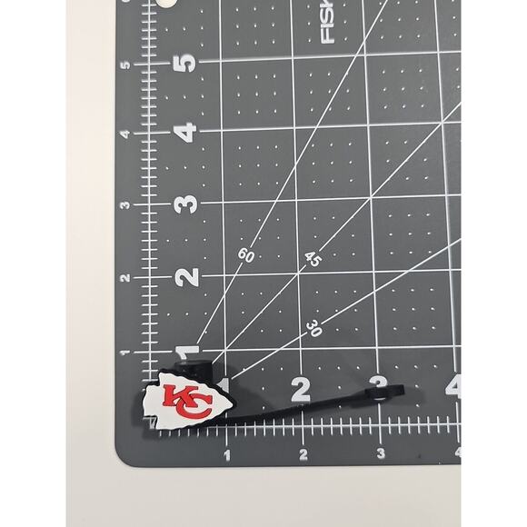 KC Chiefs Set of 3 Straw Toppers for 40 oz - Picture 2 of 2